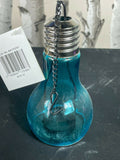 Joblot 56 x Hanging Light Bulb Shape Tealight Holder Glass Outer Protects Flame Unbranded