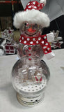 45cm Musical Snowman Snowblower LED Light with Santa Scene Christmas Decoration - Retail ABC - Branded Goods - Discount Prices