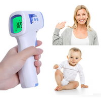 Digital Infrared Forehead Thermometer Room Non-Contact Temperature Gun For Adult Hetaida