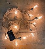 Premier 10 Jute Rope Light With Spiral G80 Bulb Warm White LEDS String Lights - Retail ABC - Branded Goods - Discount Prices