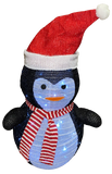 Premier 75cm Free Standing Battery Operated Light Up Xmas Penguin Decoration - Retail ABC - Branded Goods - Discount Prices
