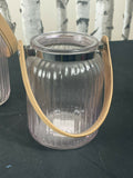 Set of 3 Tea Light Candle Clear Glass Candle Holder Jar Wedding & Home Decor Home Decor