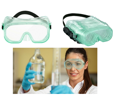 Safety Goggles Glasses Eye Protection Anti Fog Clear Vent Unisex Lab Work - Retail ABC - Branded Goods - Discount Prices