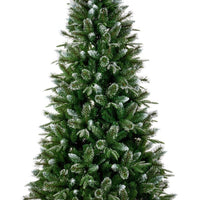 Premier Decorations 2.1m/7Ft Fairmont Fir Glitter Tips Christmas Tree - Green Premier Decorations