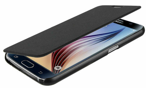Pro-Tec Slimline Folio Case Cover & Screen Protector for Samsung Galaxy S6 Black - Retail ABC - Branded Goods - Discount Prices