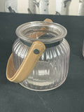 Set of 3 Tea Light Candle Clear Glass Candle Holder Jar Wedding & Home Decor Home Decor