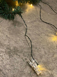 Premier 60cm Battery Led Lit Card Holder Christmas Branches Garland Decoration - Retail ABC - Branded Goods - Discount Prices