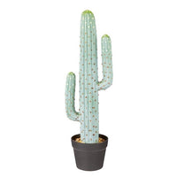 Artificial Plants 69cm Saguaro Cactus Garden home plant in pot Premier