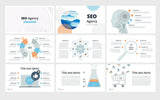 SEO Agency Infographics Presentation Bundle PowerPoint Unique Templates Creative