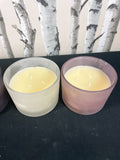 Matte Citronella Candle Set of 4 Outdoor and Indoor H 8 x Dia.11 cm Multicolored Unbranded