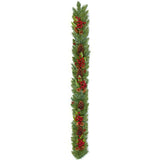 Premier 1.8m Natural Pine Cone and Red Berry Xmas Christmas Decorative Garland Premier