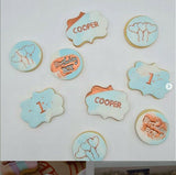 10 Personalised Bespoke Biscuits Wedding Favours Celebration Baby Shower Cookies - Retail ABC - Branded Goods - Discount Prices