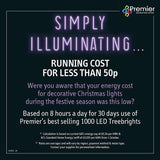 Premier Ultrabrights Starburst 200 Pinwire LEDs White Premier