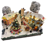 Premier Light Up Chrsitmas Ornament Snowy Village Musical Function Not Working - Retail ABC - Branded Goods - Discount Prices