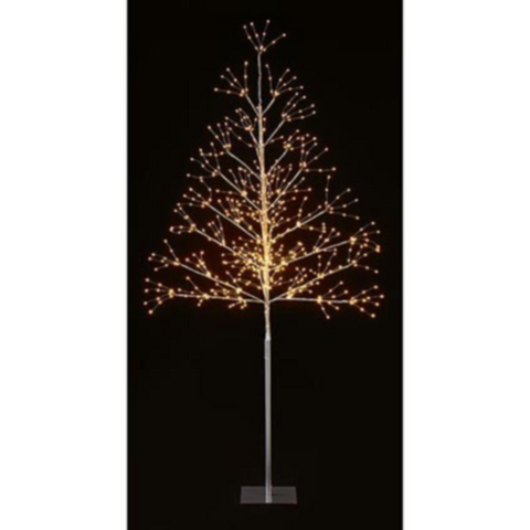 Premier 1.2M Mini Tree With 240 Warm White Pin wire LEDs Light Up Decoration - Retail ABC - Branded Goods - Discount Prices