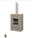 Barbeque BBQ Outdoor Stone Mesh Stove Chiminea Chimnea Heater Pizza Oven Hellfire