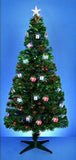CHOICE OF Fibre Optic Flashing Colour Changing Christmas Trees LEDs 4ft / 5ft Premier