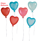 GLASS WALL CEILING HANGING HEART SHAPED DECORATIONS WALL BEDROOM BATHROOM LOUNGE Premier