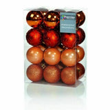 Premier 35 Piece Luxury Chrismas Tree Decoration Star Bauble Set, Copper Glitter - Retail ABC - Branded Goods - Discount Prices