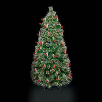 CHOICE OF Fibre Optic Flashing Colour Changing Christmas Trees LEDs 4ft / 5ft Premier