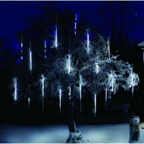 6 x LED Christmas Lights Cascading Snow Shower Melting Icicle Effect Mix 3 Sizes INDOOR OUTDOOR