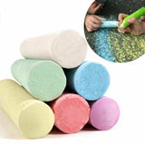 15 24 48 Piece Coloured Chalk Sticks Blackboard Pavement Kids School Dart Floor EGT