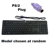 MISSING LEGS PS2 Old Style Keyboard Full Size UK layout QWERTY Desktop PC Laptop CIT