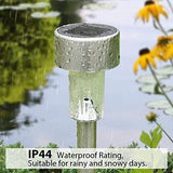 premier 10 Pack Solar Powered Stainless Steel Garden post lights Premier