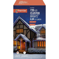 Premier 720 LED Cluster Multi-Action Christmas Tree Lights Timer -Multi Premier