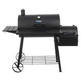 King- Griller - Offset Charcoal Smoker BBQ Char-Griller