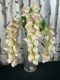 50cm LED Lit Floral Flower Stems Vase Warm White Indoor Battery Decoration Timer Unbranded