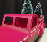 45cm Metal Christmas Tree Delivery Truck Van Display Piece Ornament Xmas Deco - Retail ABC - Branded Goods - Discount Prices