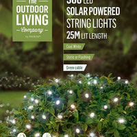 Outdoor Garden Solar Lights Fairy String Light For Party Wedding 500 Cool White Premier
