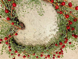 Premier Artificial Red Berry Holly Heart Shaped Christmas Decoration Wreath - Retail ABC - Branded Goods - Discount Prices