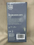 Solar String 100 LED Super Bright Lights Cool White With Auto Switch-On Bright