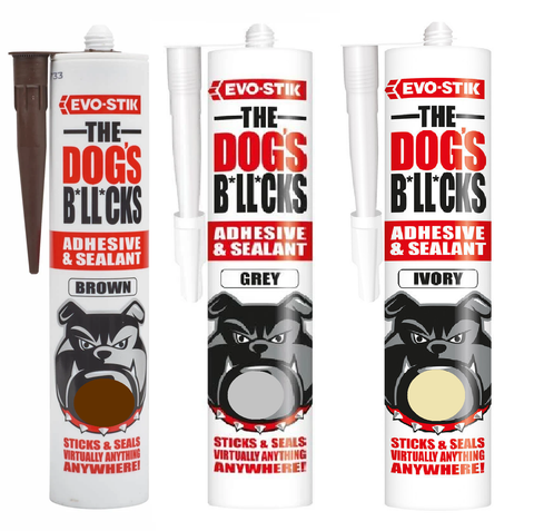 EVOSTIK STICKS LIKE DOGS B*LL*CKS SH*T ALL WEATHER ADHESIVE STICKS TO ANYTHING Bostik