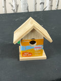 2 x Paint Your Own Wooden Birdhouse Indoor Activity for Kids Style chosen Random Unbranded