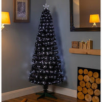 5ft Black Artificial Christmas Tree Bushy Xmas Tree w/Stand Tree