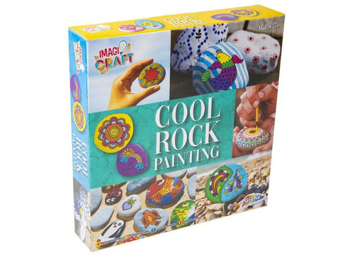 Paint your own Garden Rocks Set Kit Childrens Kids Creative Learning Art Pebble STUFF AND NONSENSE