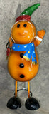 3 Pack 33cm Metal Gingerbread Santa Reindeer Free Standing Christmas Character - Retail ABC - Branded Goods - Discount Prices