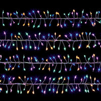 8.2M 1200 LED CHRISTMAS LIGHT DECORATION ULTRA BRIGHT CLUSTER MULTICOLOUR Premier