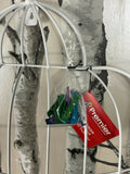 Premier 75cm White Bird Cage Card-Photo Holder Finch Bird Cage H75 x H40cm Premier