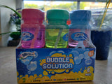 Bubbles 6 x 4oz  700ml / 24oz Bubbles Solution Bottles Top Up for Bubble Blowers Trading Innovation