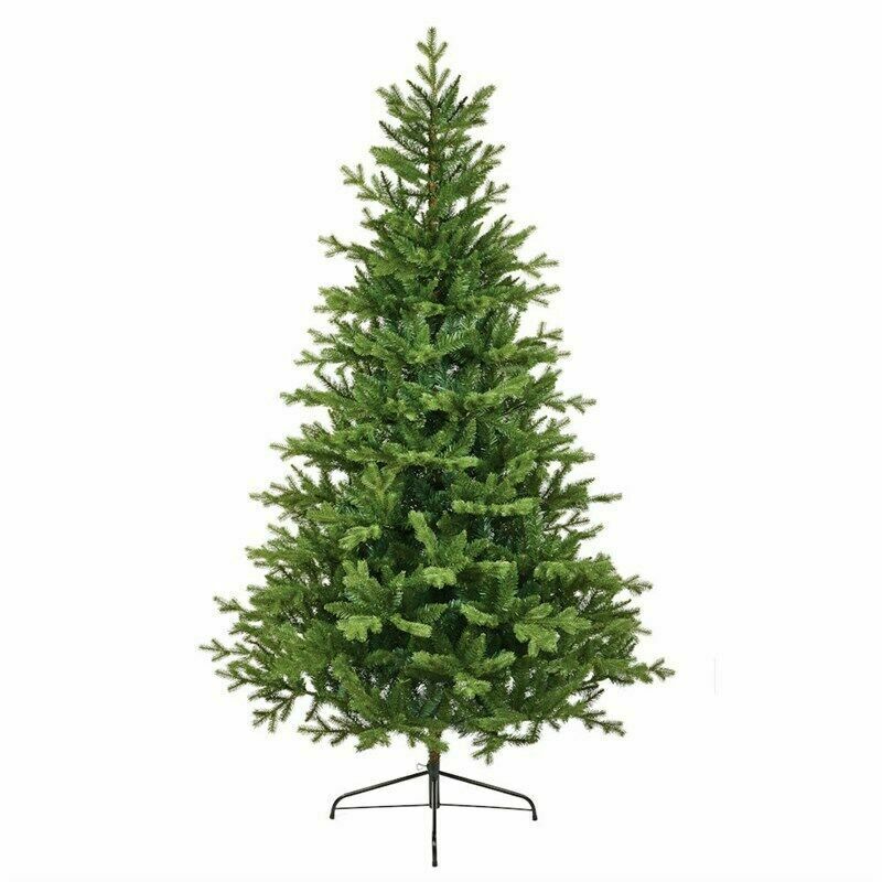 2.4m / 8ft Elsie Pine Artificial Green PVC Christmas Xmas Tree Natural
