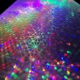45cm Holographic Pyramid Tree with 16 Multi-coloured LEDs Christmas Xmas Indoor - Retail ABC - Branded Goods - Discount Prices