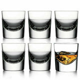 NEW Set of 6 x 135ml Piemontese Liquer Shot Glasses Glassware Bar Vodka Whisky Bormioli Rocco