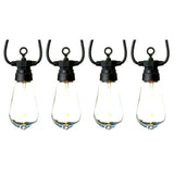 10 Outdoor Connectable Festoon Party Lights Cool White LED 4.5m Garden Xmas Premier