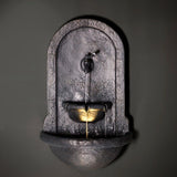 Solar Tap Water Feature bird bath wall mounted The Outdoor Living company