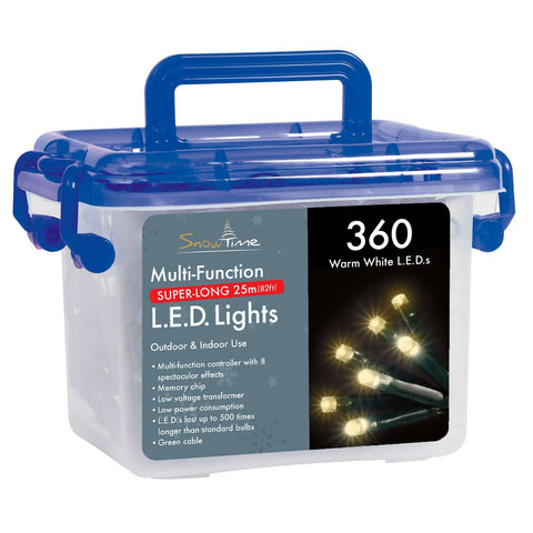 360 LEDs SUPER LONG 36m LED Indoor / Outdoor Christmas Tree Lights - Warm White - Retail ABC - Branded Goods - Discount Prices