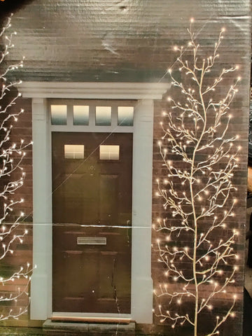 3m PRELIT CHRISTMAS XMAS DOOR BRANCH GARLAND GOLD - 288 LEDs INDOOR/OUTDOOR - Retail ABC - Branded Goods - Discount Prices